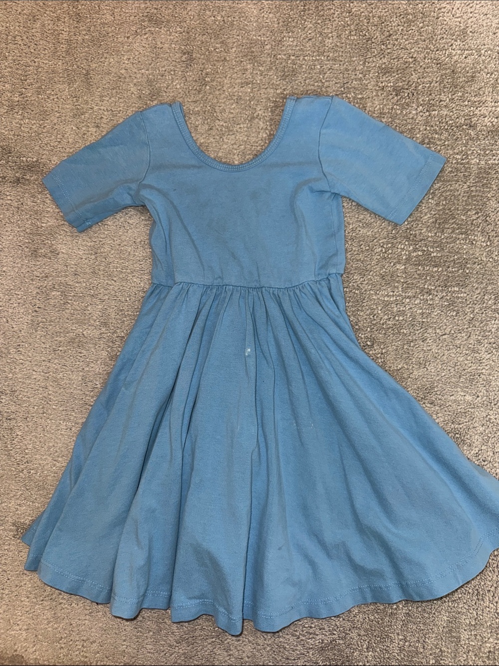 Alice & Ames Girls' Classic Blue Twirl Dress - 4T